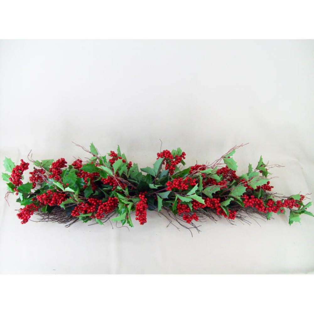 Luxury Artificial Holly Table Centerpiece Christmas Decorations